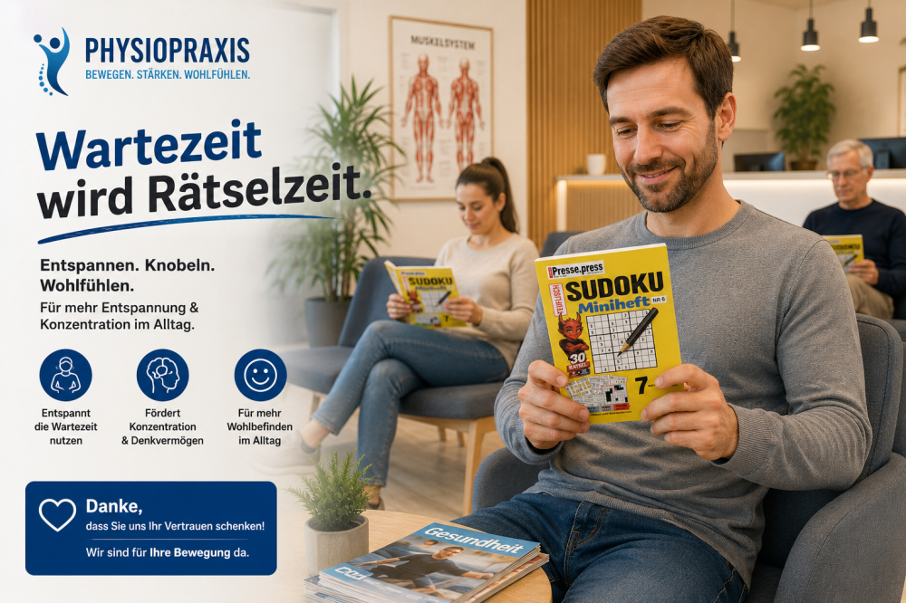 Restaurant mit Sudoku-Miniheft