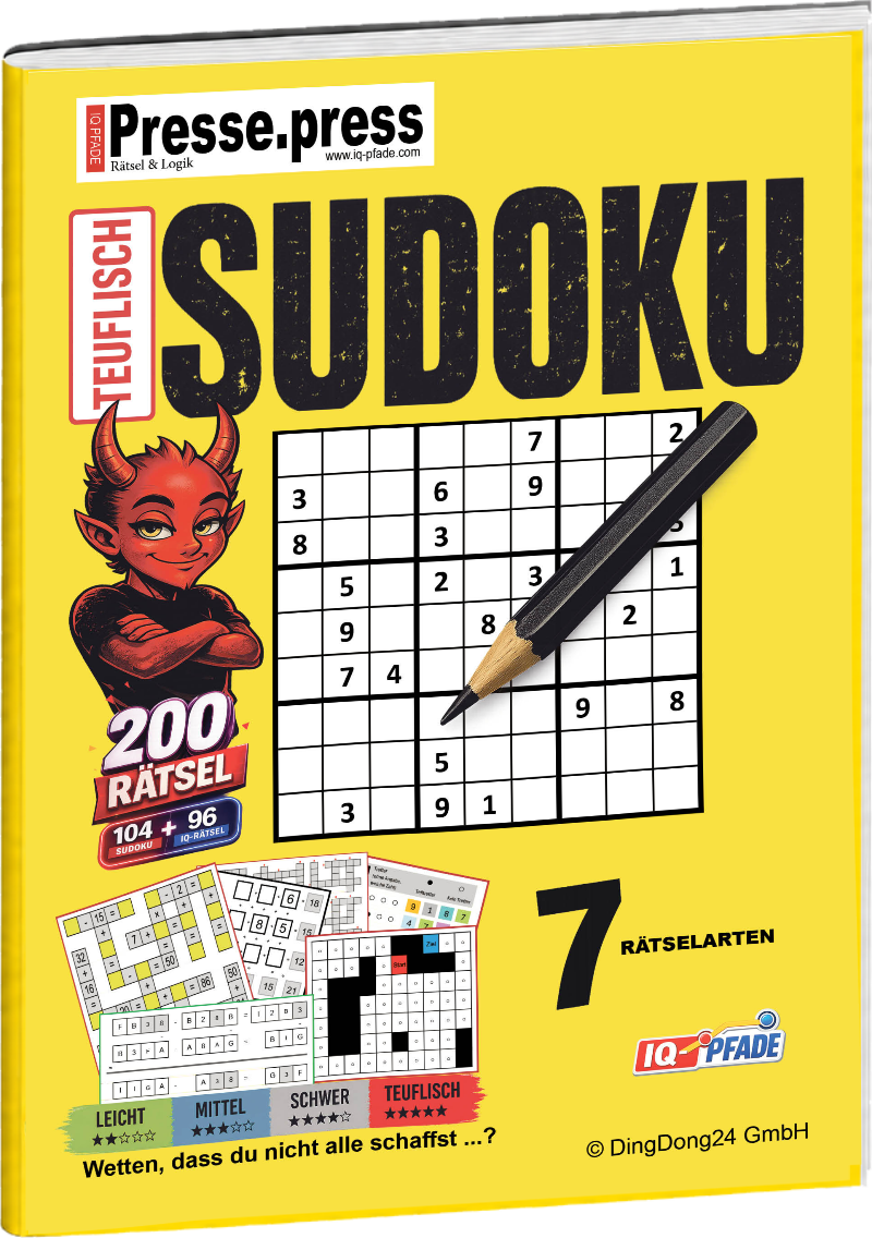 Teuflisch Sudoku Heft