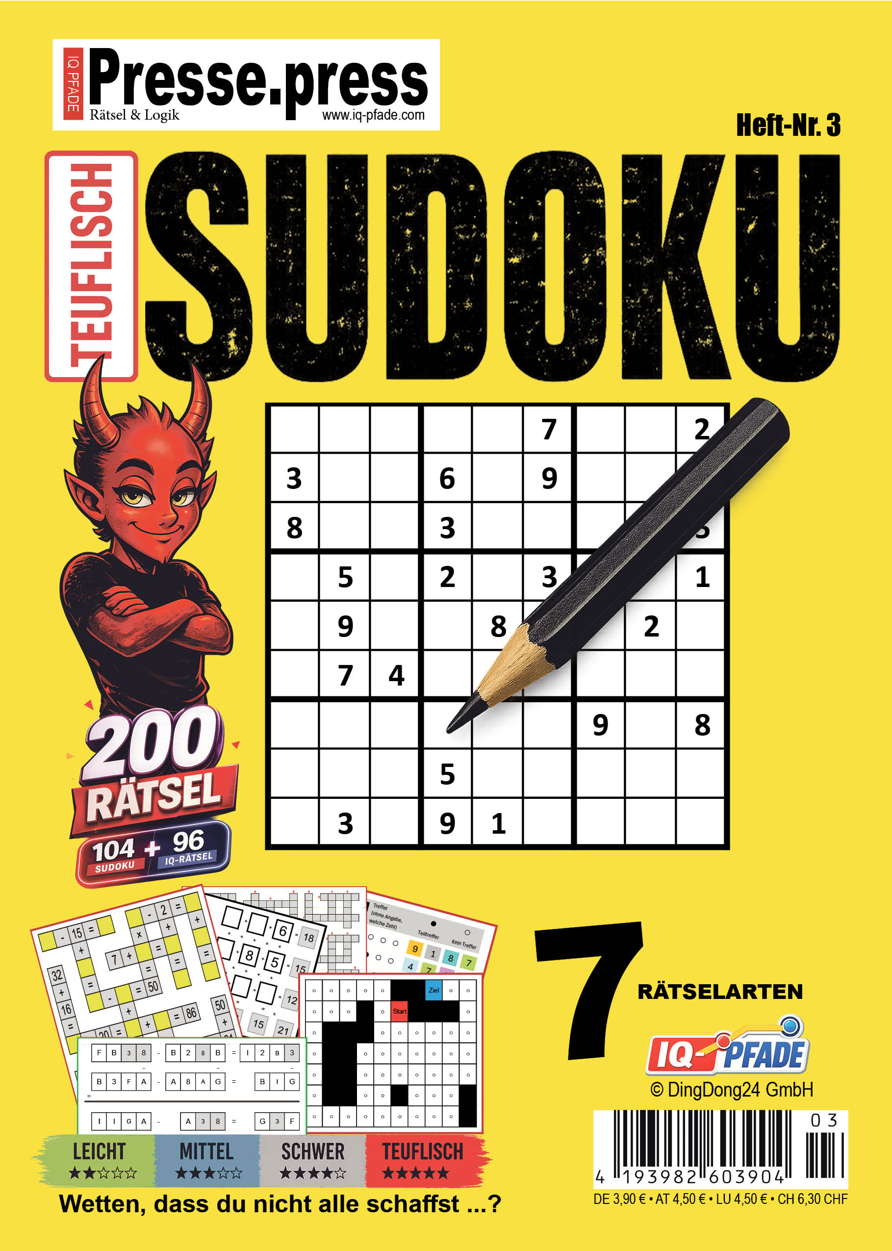 Teuflisch Sudoku Nr. 3