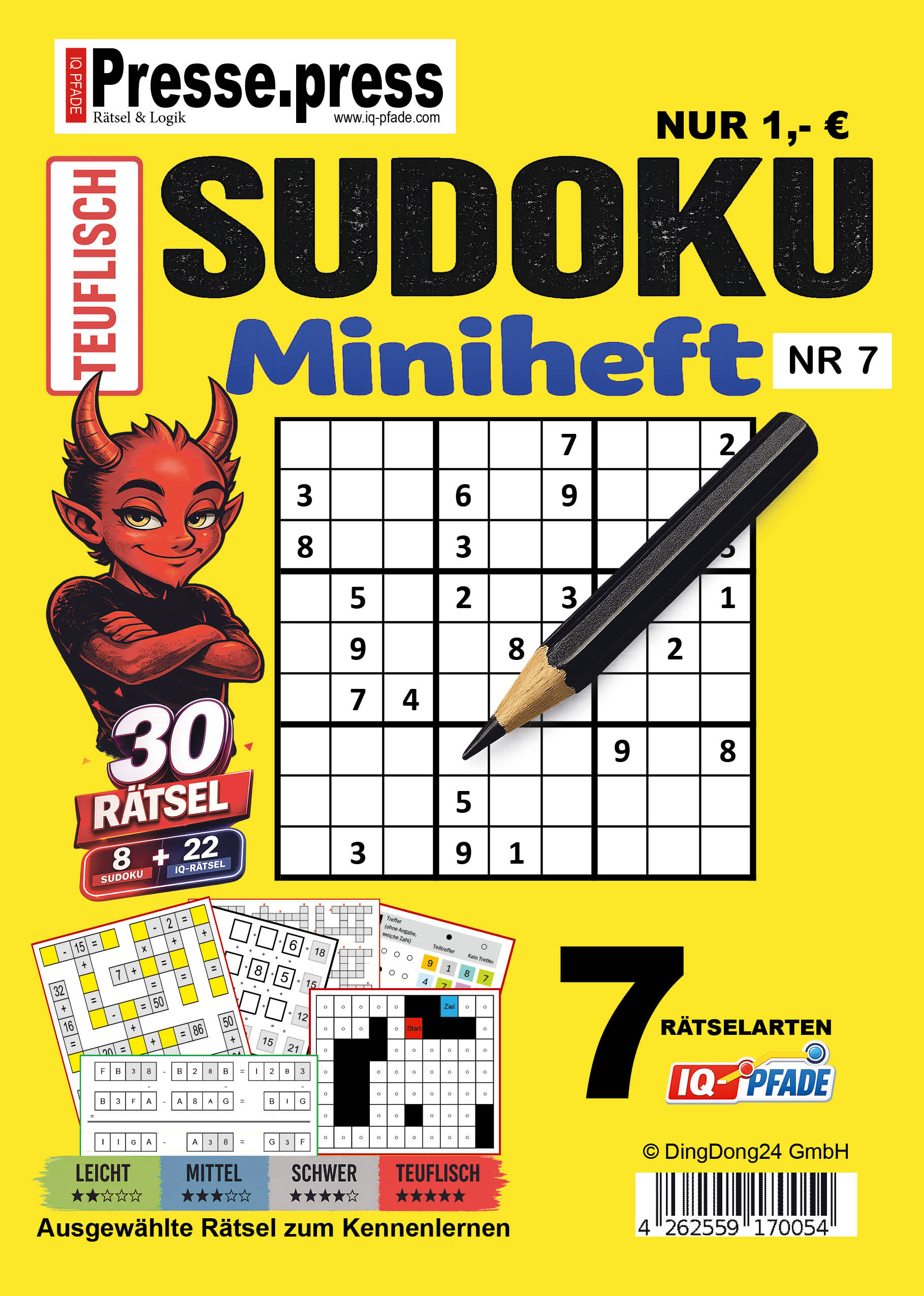 SUDOKU Miniheft Nr. 7